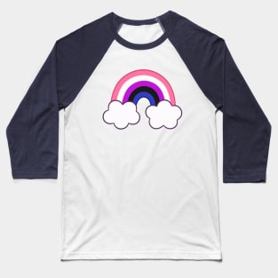 Genderfluid rainbow Baseball T-Shirt